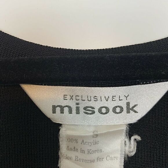 Exclusively Misook Maxi Dress Black Sleeveless S - Picture 4 of 4